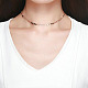 Brass Necklaces NJEW-FF0006-06-7