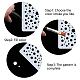 Gorgecraft Polka Dot Schablonenvorlage DIY-WH0244-165-4