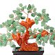 Decoraciones de exhibición de bonsái de árbol de dinero con chips de aventurina verde natural DJEW-B007-08A-2