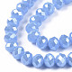 Electroplate Glass Beads Strands EGLA-A034-J10mm-A02-2