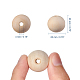 Perle di legno non finite naturali WOOD-S651-20mm-LF-2