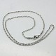 Valentines Gifts for Guys 304 Stainless Steel Necklaces Mens Lumachina Chain Necklaces NJEW-H411-55-1
