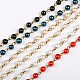 Handarbeit rund Glasperlenketten Perlen für Halsketten Armbänder machen AJEW-JB00035-1