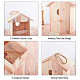 Maison suspendue tinamou en bois de cèdre AJEW-WH0017-69-4