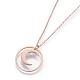 304 Stainless Steel Pendants Necklaces NJEW-E135-01RG-3