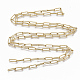304 Stainless Steel Textured Paperclip Chains CHS-S006-JN954-2-3