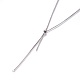 Edelstahl Slider Halskette Herstellung AJEW-JB00476-2