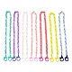 Collares de cadena de cable de acrílico personalizados NJEW-JN02898-1