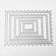 Rectangle Frame Metal Cutting Dies Stencils DIY-WH0072-05-1