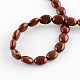 Chapelets de perles en jaspe rouge naturel G-R183-12-2