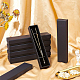 Benecreat 12 упаковка 22.4x5.5x3 см черные ожерелья коробки для браслетов прямоугольная черная картонная шкатулка для драгоценностей с бархатным наполнением для юбилеев CBOX-BC0001-14-6