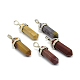 Natural Bullet Gemstone Double Terminated Pointed Pendants G-N0122-02-1