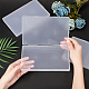SUPERFINDINGS 3 Pack Clear Plastic Beads Storage Containers Boxes with Lids 19.8x12.3x1.7cm Small Rectangle Plastic Organizer Storage Cases for Beads Cards Cotton Swab Ornaments Craft CON-WH0073-75-3
