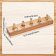 Rechteckiger Fingerring-Displayhalter aus Holz RDIS-WH0018-05-2