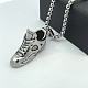 Ожерелья из нержавеющей стали с подвеской в виде спортивного кроссовка для женщин и мужчин WT9637-4