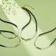 女性のための宝石とオパライトの天然真珠のビーズのネックレス  16.10インチ（40.9cm） NJEW-JN03976-2