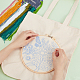 DIY-Stickerei-Kit für Einkaufstaschen mit Blumenmuster DIY-WH0349-21A-4