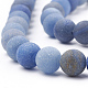 Chapelets de perles en aventurine bleue naturelle G-T106-207-2