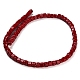 Kunsttürkisfarbenen Perlen Stränge G-C101-A02-02-3