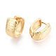 Латунные серьги обруча EJEW-N061-03G-2