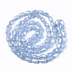 Chapelets de perles en verre électroplaqué EGLA-S194-02A-B03-2