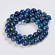 Chapelets de perles en lapis-lazuli naturel G-K254-01-12mm-4