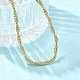 Женские ожерелья из нержавеющей стали 304 в одну нить NJEW-C061-01G-3