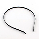 Electrophoresis Hair Accessories Iron Hair Band Findings, Black, 120~125mm