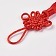 Polyester Tassel Pendant Decorations HJEW-WH0004-A08-3
