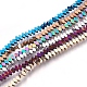 Electroplate Non-magnetic Synthetic Hematite Bead Strands G-I208-18-S-1