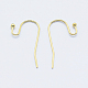 Long-Lasting Plated Brass Earring Hooks KK-K204-136G-NF-1