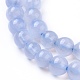 Rangs de perles d'agate en dentelle bleue naturelle de grade aa G-F222-30-6mm-2