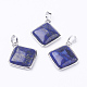 Pendentifs en lapis lazuli naturel X-G-E420-05P-2