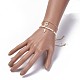 Bracelets avec breloque et ensembles de bracelets tressés BJEW-JB04323-03-2