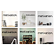 PVC Quotes Wall Sticker DIY-WH0200-060-5