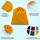 Pandahall elite 24 pz 6 colori sacchetti di gioielli in velluto TP-PH0001-18-4