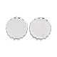304 Stainless Steel Cabochon Settings X-STAS-P249-16C-S-1