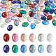 Cheriswelry 120 piezas 12 colores cabujones de resina transparente CRES-CW0001-03-2