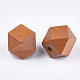Painted Natural Wooden Beads X-WOOD-Q040-017B-07-2