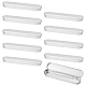 SUPERFINDINGS 10 Pack Tinplate Pencil Box Platinum Bead Storage Containers with Hinged Lid Rectangle Tin Box for Beads Pencil Candy Gift Makeup Jewelry Crafts Accessories Storage CON-WH0078-16-1