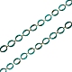 Handgefertigte Gliederketten im Edelsteinimitat-Stil AJEW-J034-01B-1