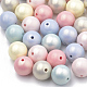 Perles acryliques de style peint par pulvérisation MACR-T010-10mm-1