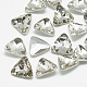 Cabujones de cristal con rhinestone RGLA-T087-18mm-01-1