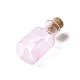 Botellas de vidrio en miniatura rectangulares GLAA-H019-06G-2