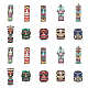 Chgcraft 20 pz 10 stili maschera faraone charms colorati accessori pendenti in acrilico per orecchini fai da te collana braccialetto creazione di gioielli e artigianato SACR-CA0001-18-1