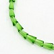 Cone Crystal Glass Beads Strands GLAA-F023-B04-1
