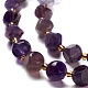 Natural Amethyst Beads Strand G-M367-28A-3