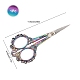 Stainless Steel Manicure Scissors TOOL-WH0121-80-2