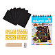 NBEADS DIY Scratchbook Scratch Stickers Notebook Sets DIY-NB0002-03-1