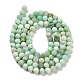 Chapelets de perles en opale vert naturel G-Z035-A02-03E-3